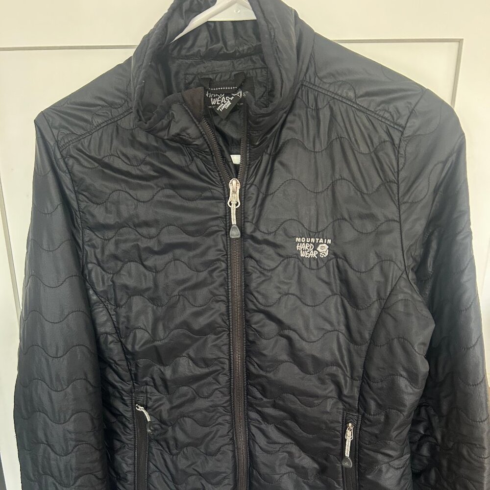 Mountain Hard Wear Jacket Women Black Quilted Puffer Lightweight - Petite XS
